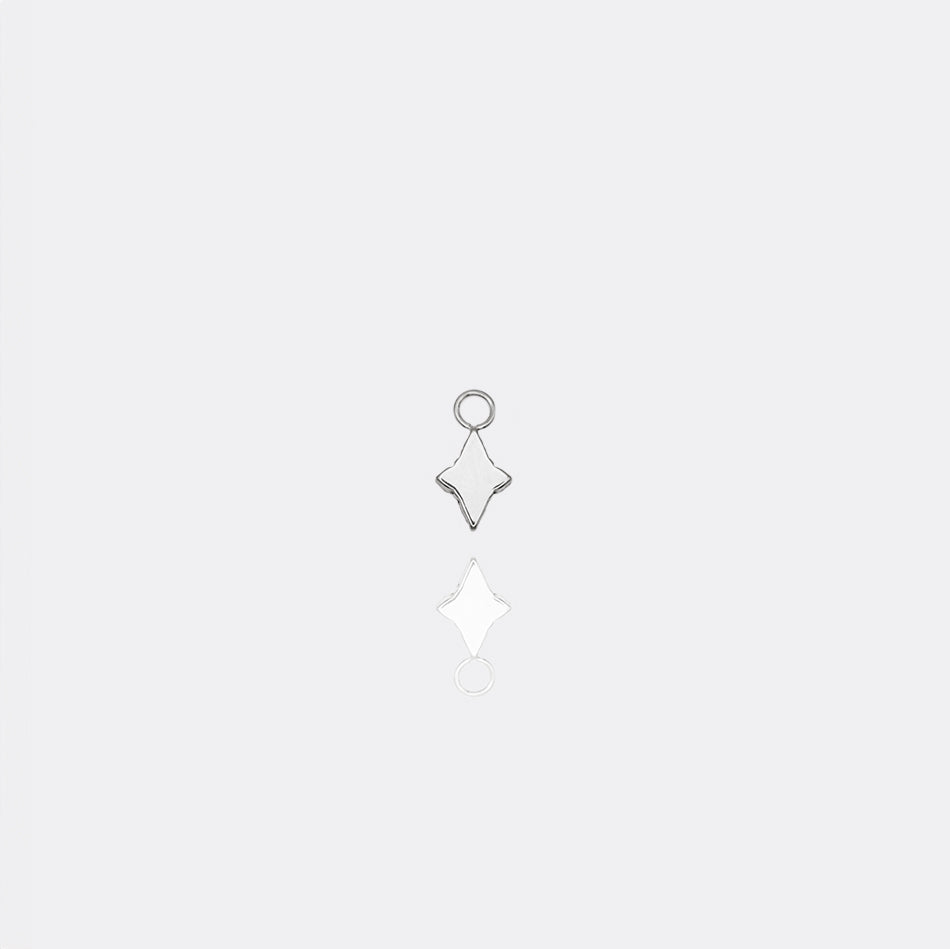 Crystalline Cross Charm