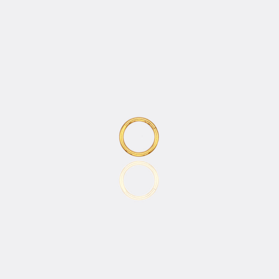 Essential Plain Gold Hoop