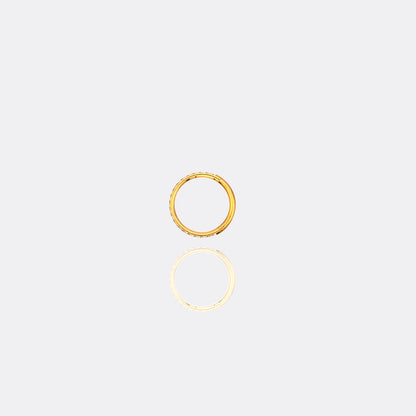 Classic Gold Pavé Hoop
